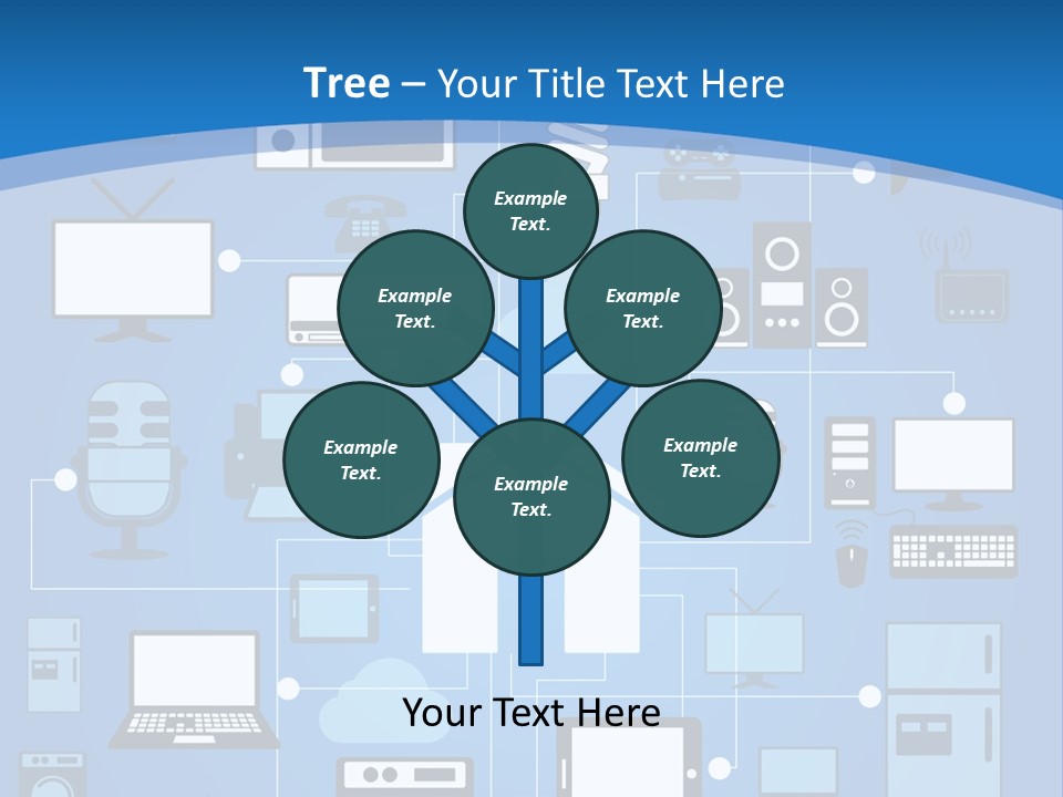 Condition House Electricity PowerPoint Template