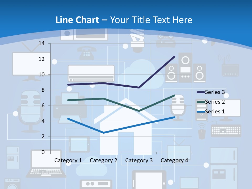 Condition House Electricity PowerPoint Template