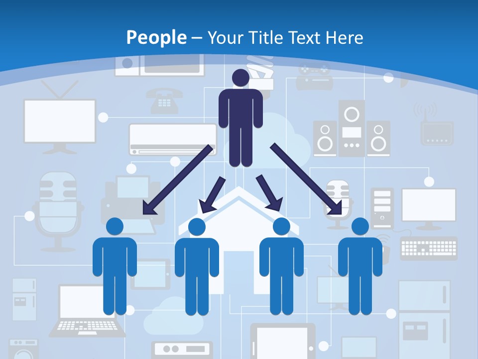 Condition House Electricity PowerPoint Template