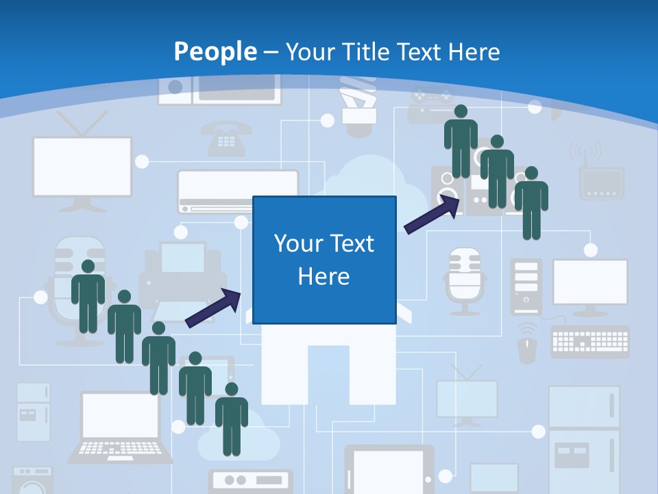 Condition House Electricity PowerPoint Template