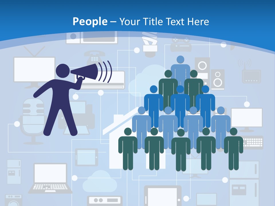Condition House Electricity PowerPoint Template