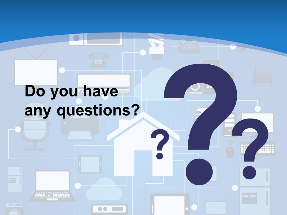 Condition House Electricity PowerPoint Template