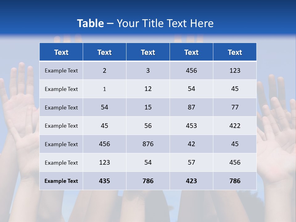 System Air Cool PowerPoint Template
