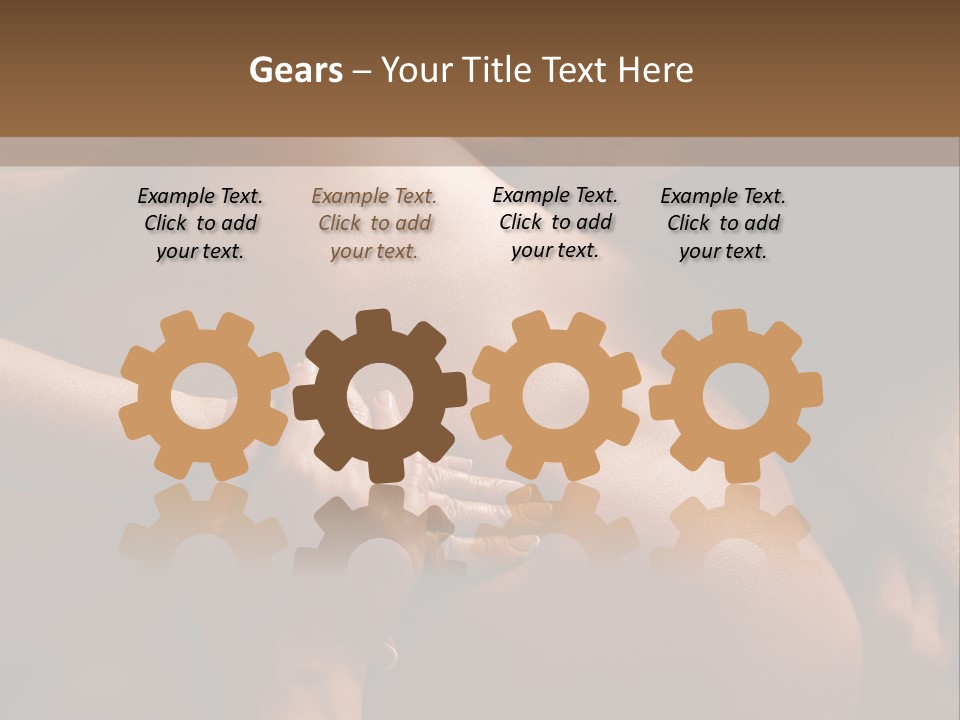 Part Cold Power PowerPoint Template