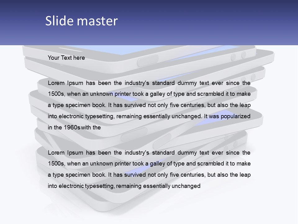 Cooling Climate Electricity PowerPoint Template