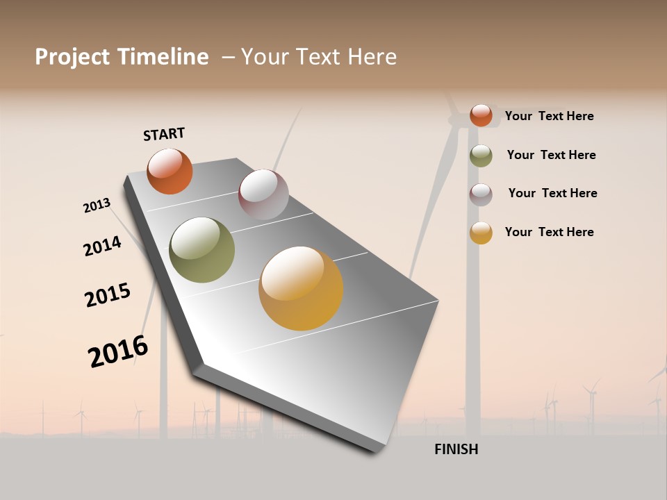 Electric Supply Heat PowerPoint Template