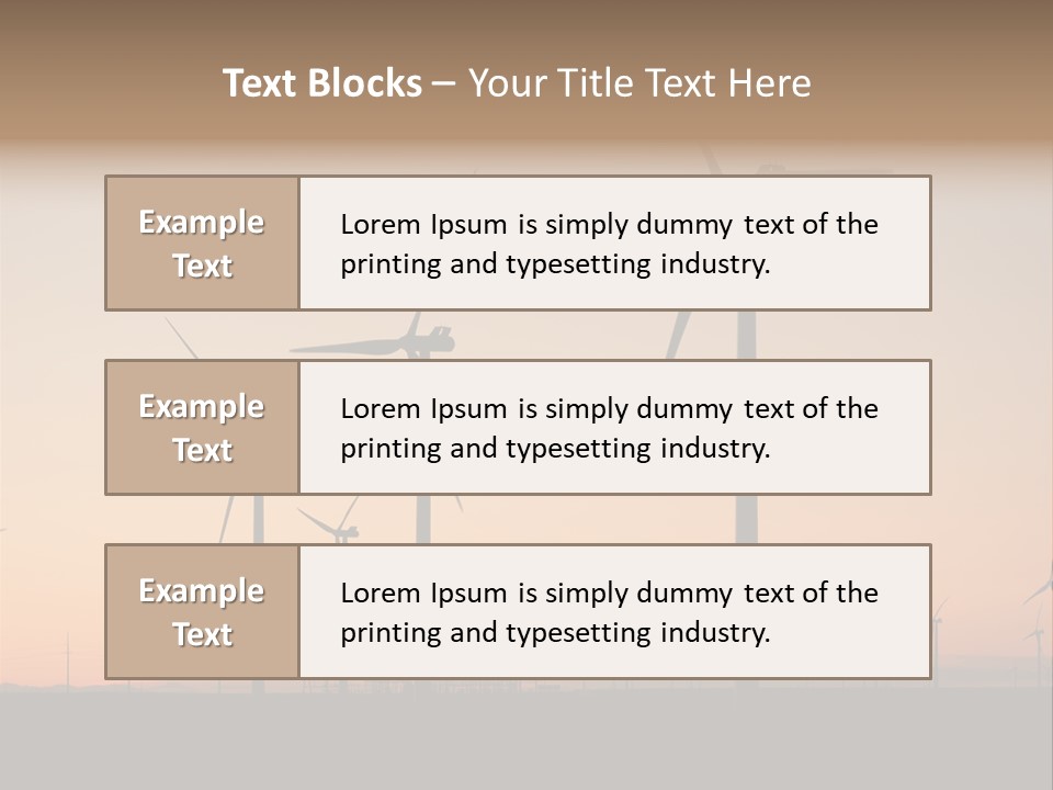 Electric Supply Heat PowerPoint Template