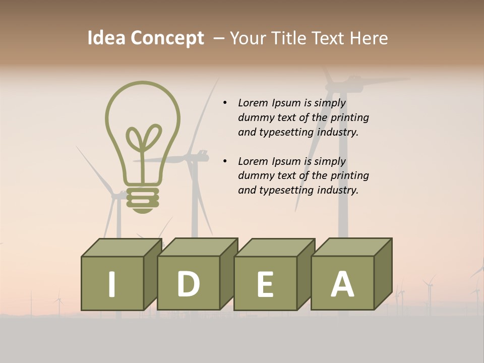 Electric Supply Heat PowerPoint Template