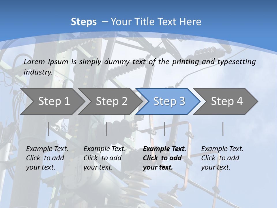Condition Industry Electricity PowerPoint Template