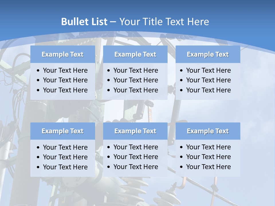 Condition Industry Electricity PowerPoint Template
