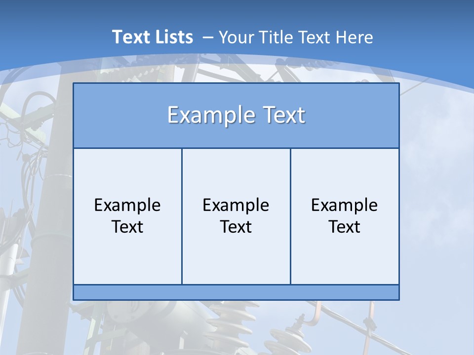 Condition Industry Electricity PowerPoint Template
