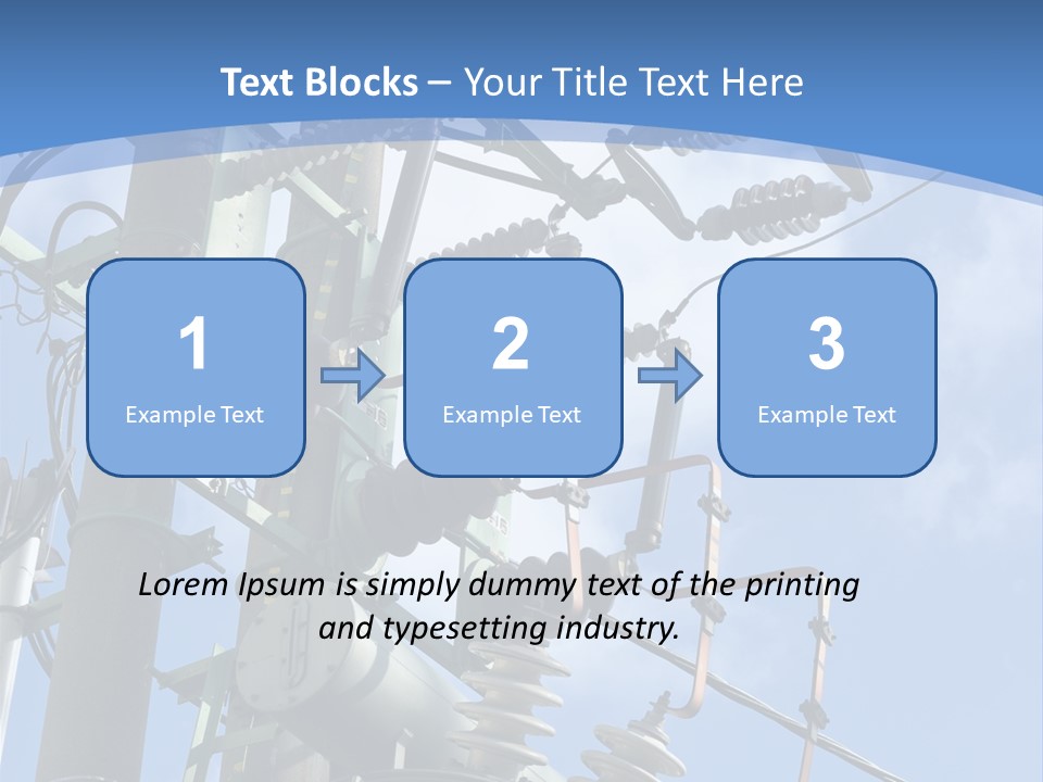 Condition Industry Electricity PowerPoint Template