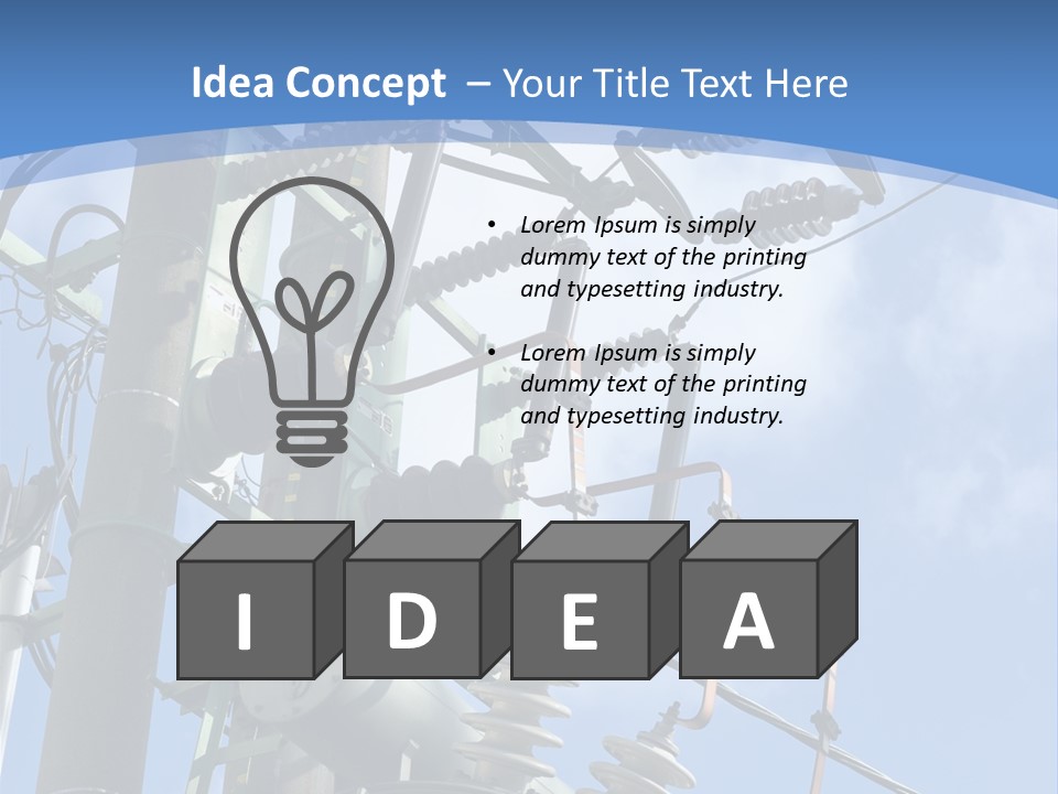 Condition Industry Electricity PowerPoint Template