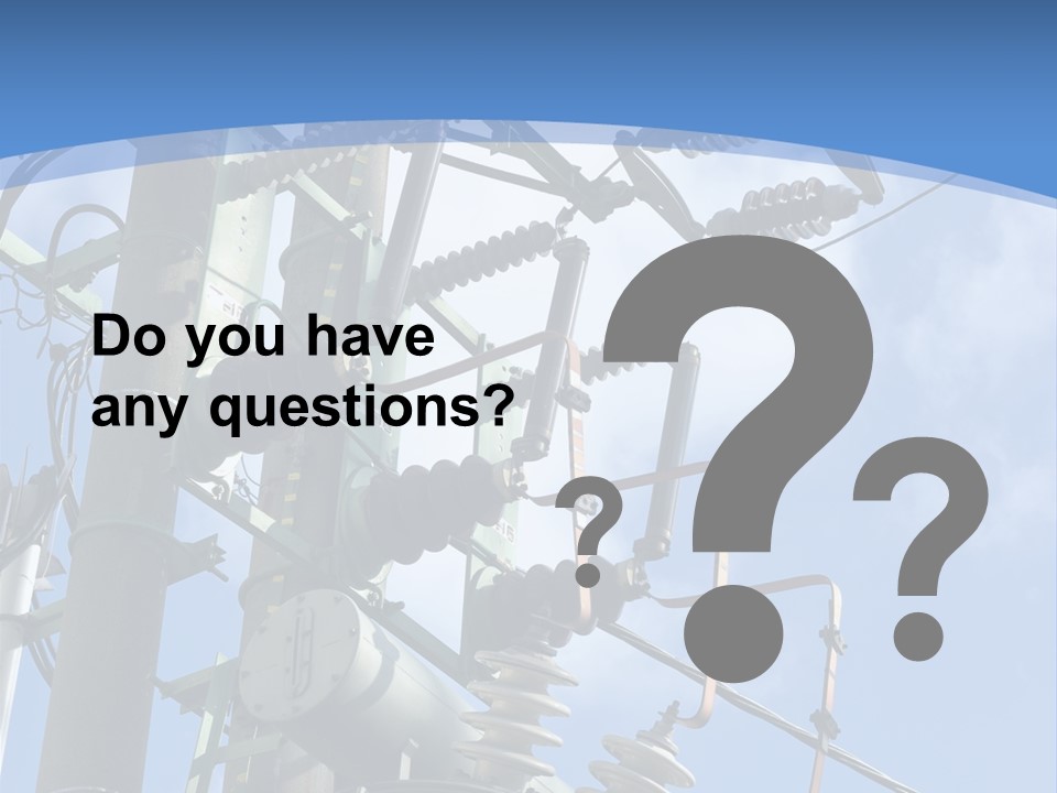 Condition Industry Electricity PowerPoint Template