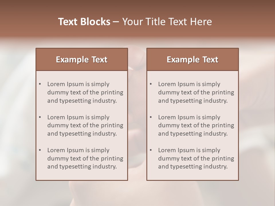 Equipment Home System PowerPoint Template