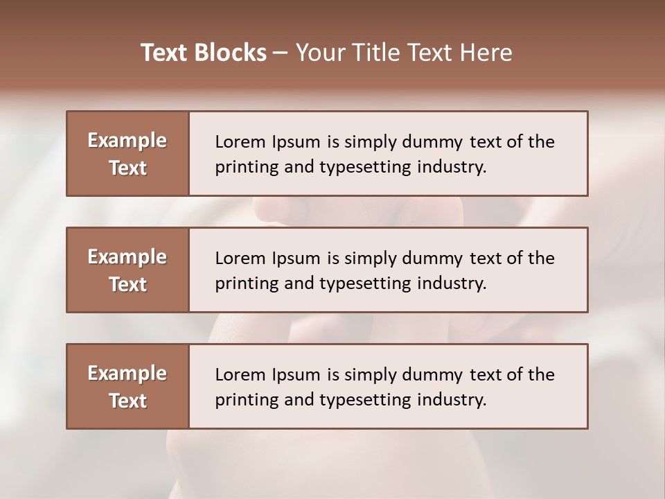Equipment Home System PowerPoint Template