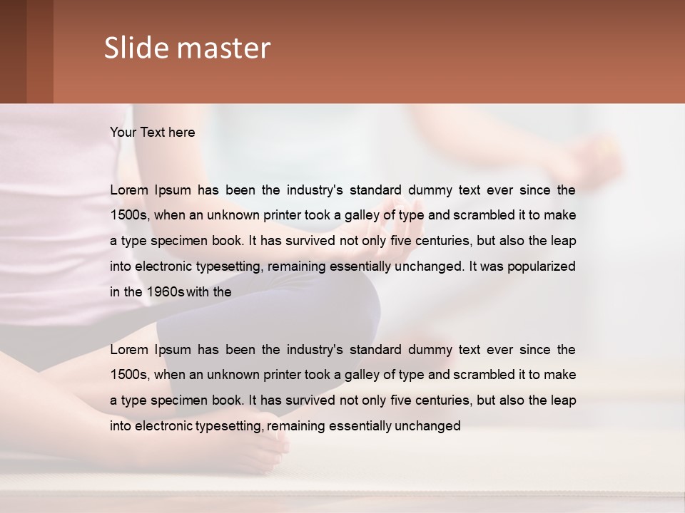 White Air Cool PowerPoint Template