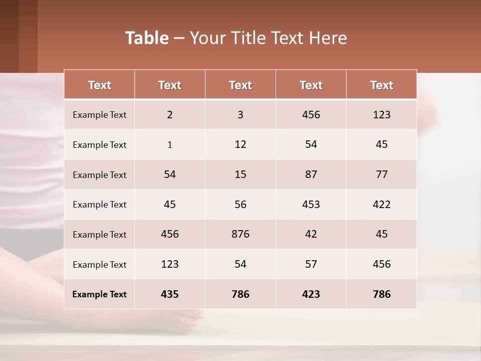 White Air Cool PowerPoint Template