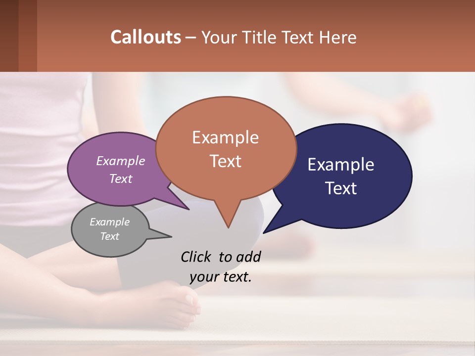 White Air Cool PowerPoint Template