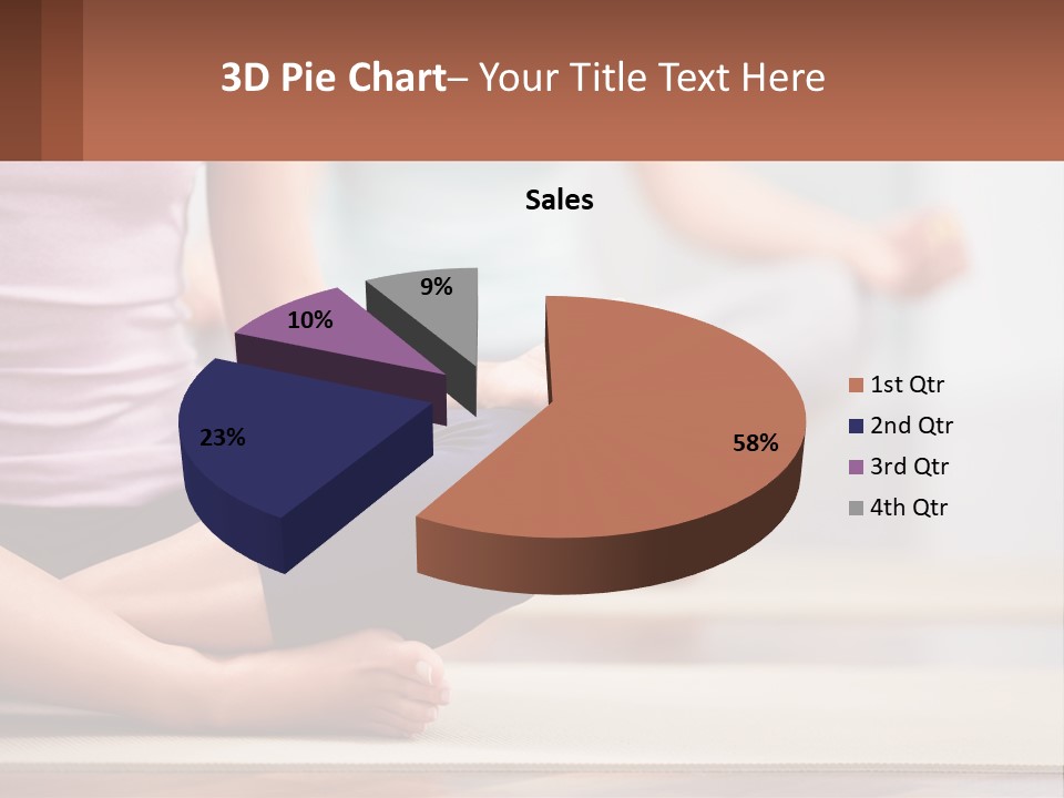 White Air Cool PowerPoint Template