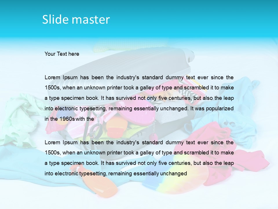 Cold System House PowerPoint Template