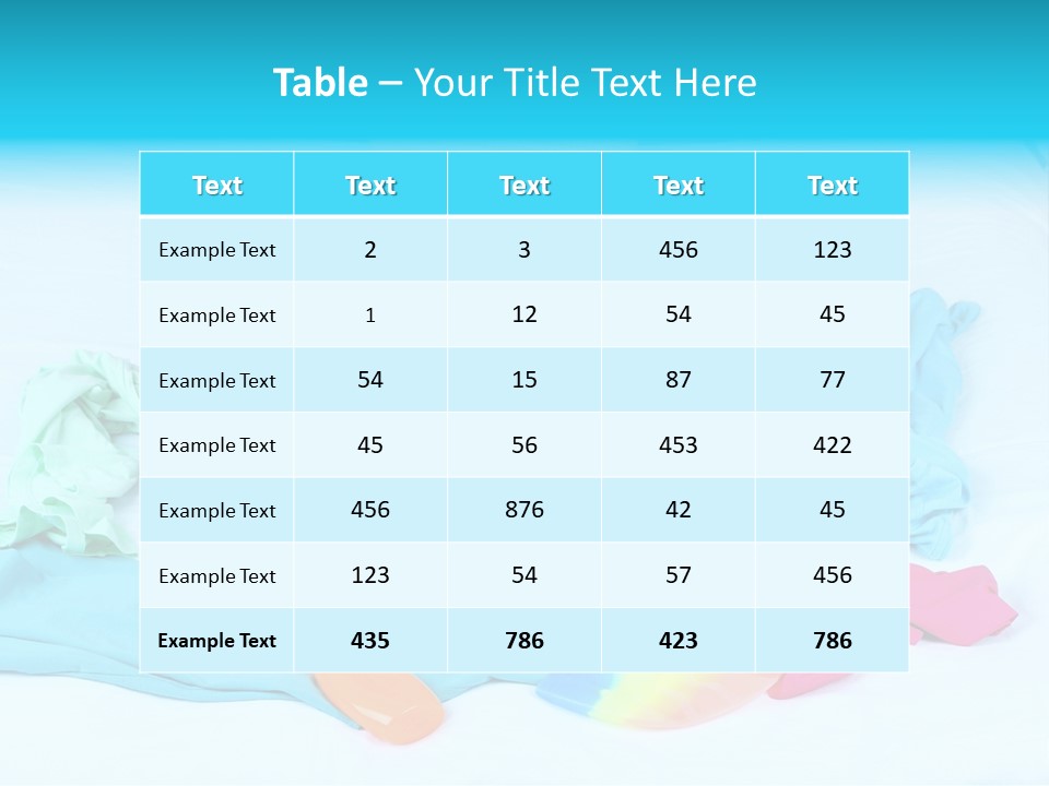Cold System House PowerPoint Template