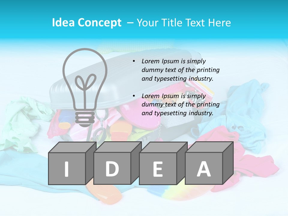 Cold System House PowerPoint Template