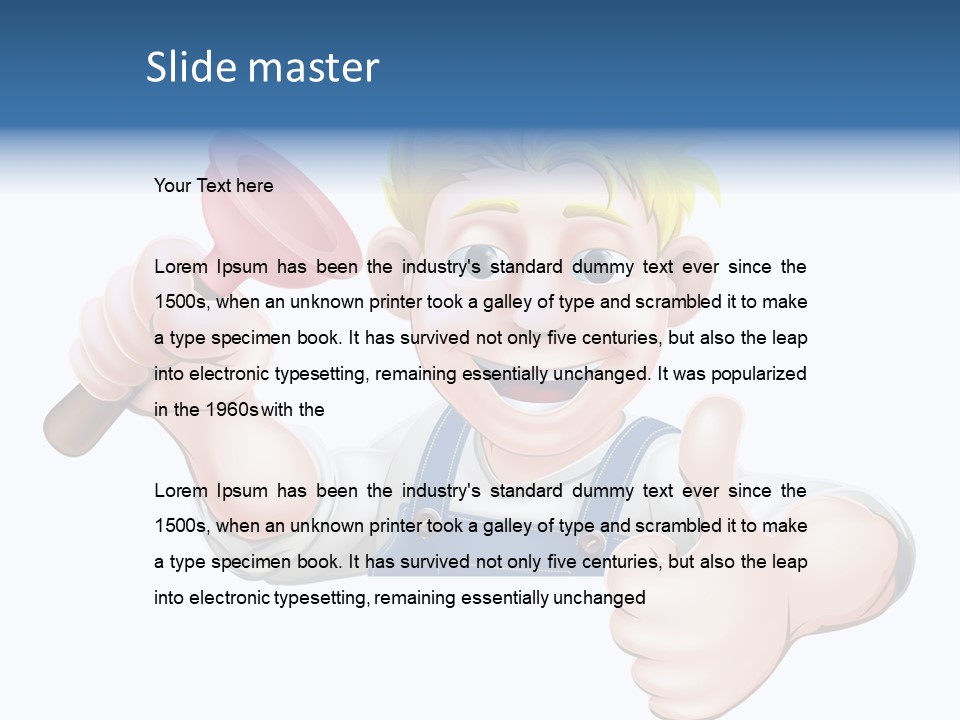 White System Condition PowerPoint Template