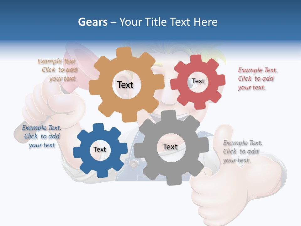 White System Condition PowerPoint Template