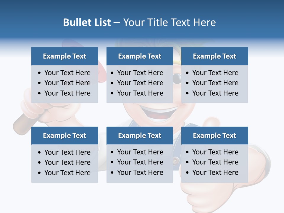 White System Condition PowerPoint Template