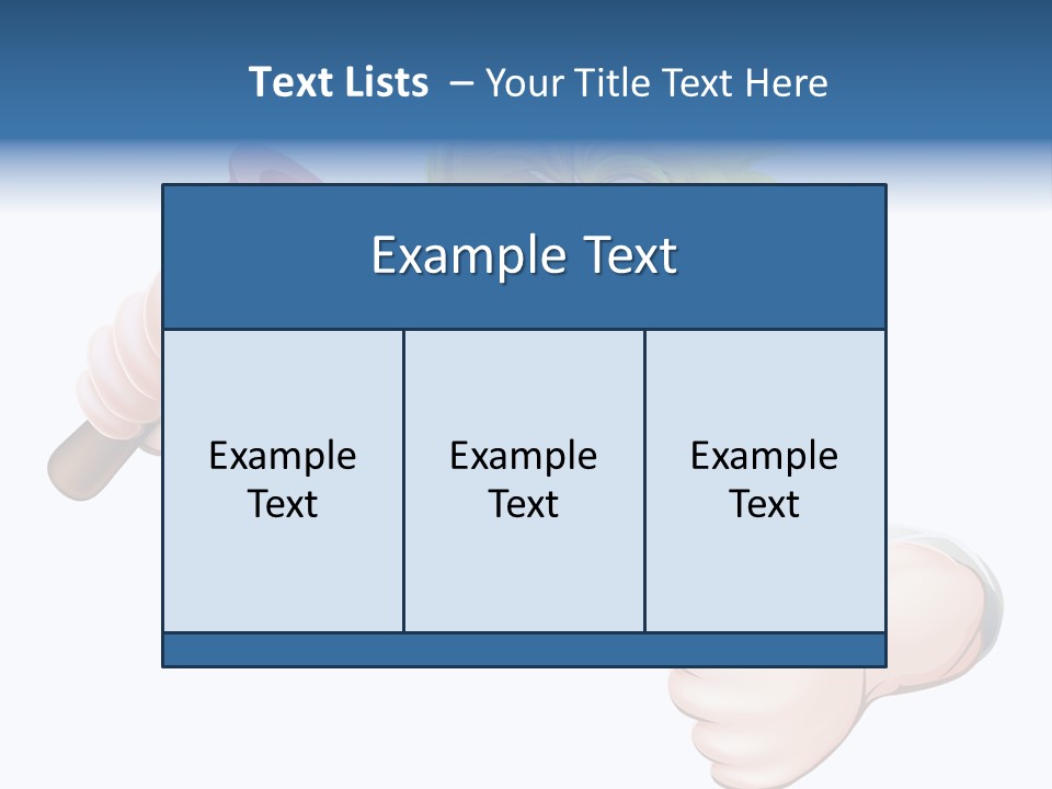White System Condition PowerPoint Template