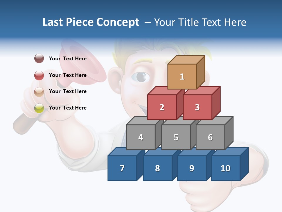 White System Condition PowerPoint Template