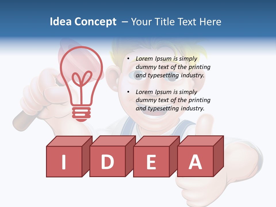 White System Condition PowerPoint Template