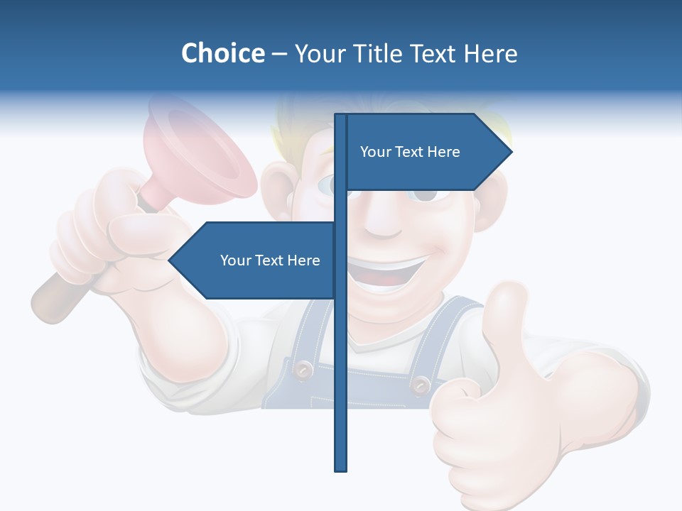 White System Condition PowerPoint Template