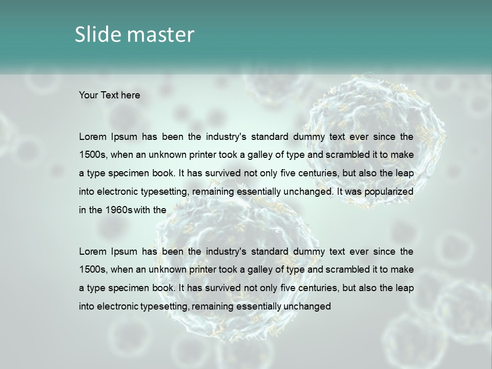 Conditioner Cooling Ventilation PowerPoint Template