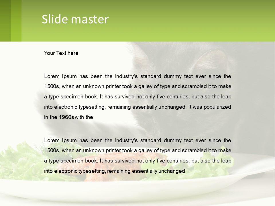 Energy Cold Air PowerPoint Template