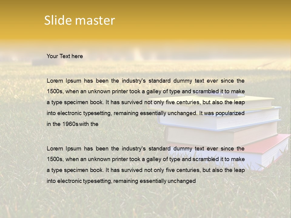 Equipment House Home PowerPoint Template