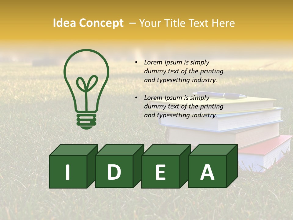 Equipment House Home PowerPoint Template