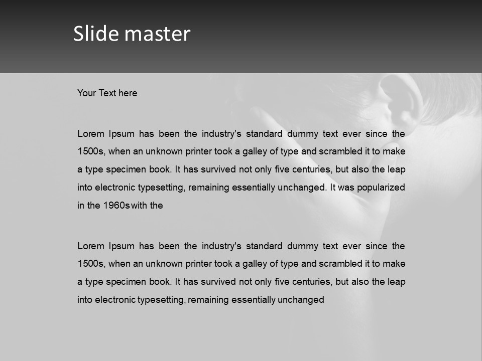 House Climate Switch PowerPoint Template