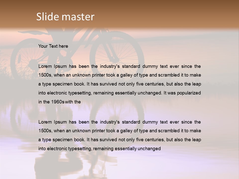 White Industry Temperature PowerPoint Template