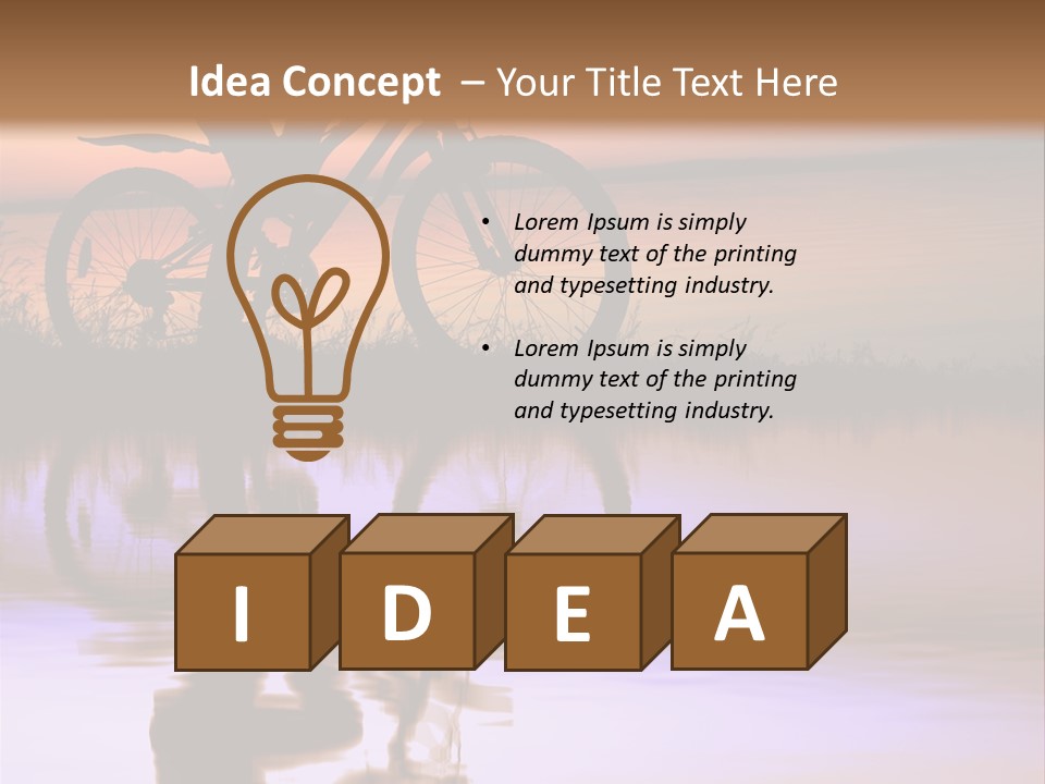 White Industry Temperature PowerPoint Template