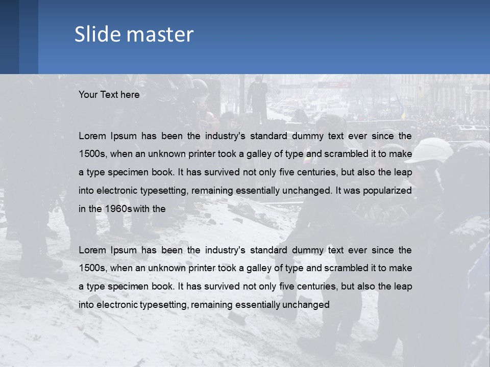 Electric Equipment Power PowerPoint Template