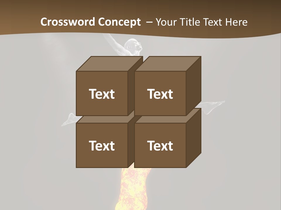 Electricity Cooling Switch PowerPoint Template