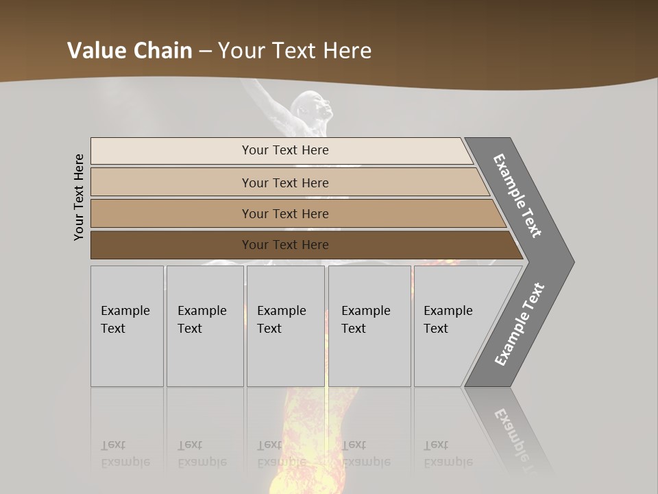 Electricity Cooling Switch PowerPoint Template