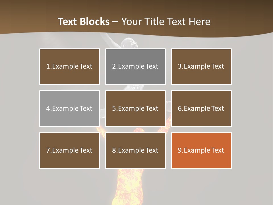 Electricity Cooling Switch PowerPoint Template
