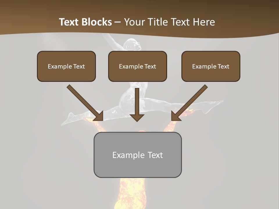 Electricity Cooling Switch PowerPoint Template