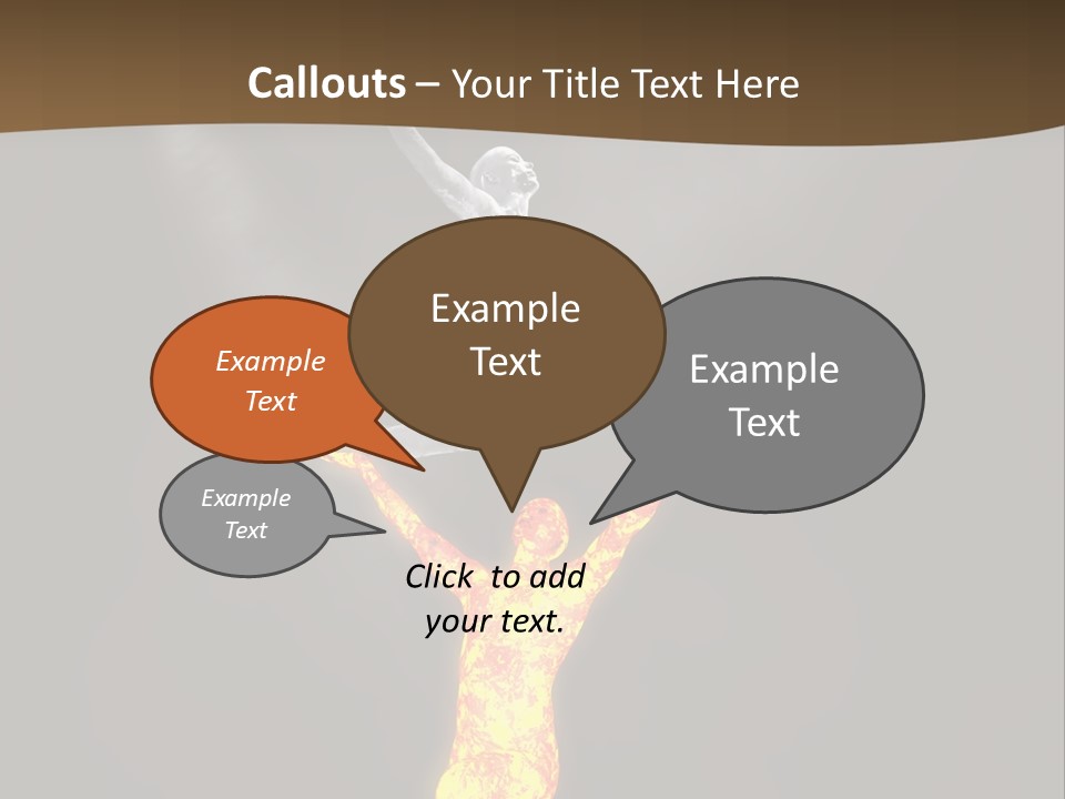 Electricity Cooling Switch PowerPoint Template