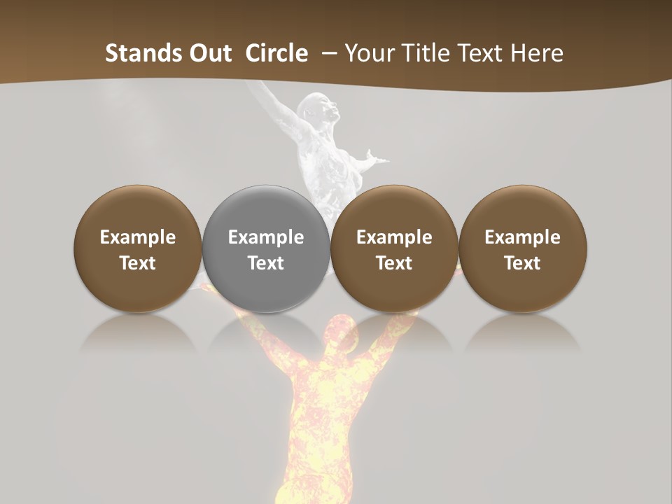Electricity Cooling Switch PowerPoint Template