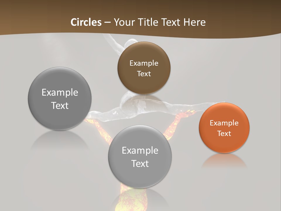 Electricity Cooling Switch PowerPoint Template