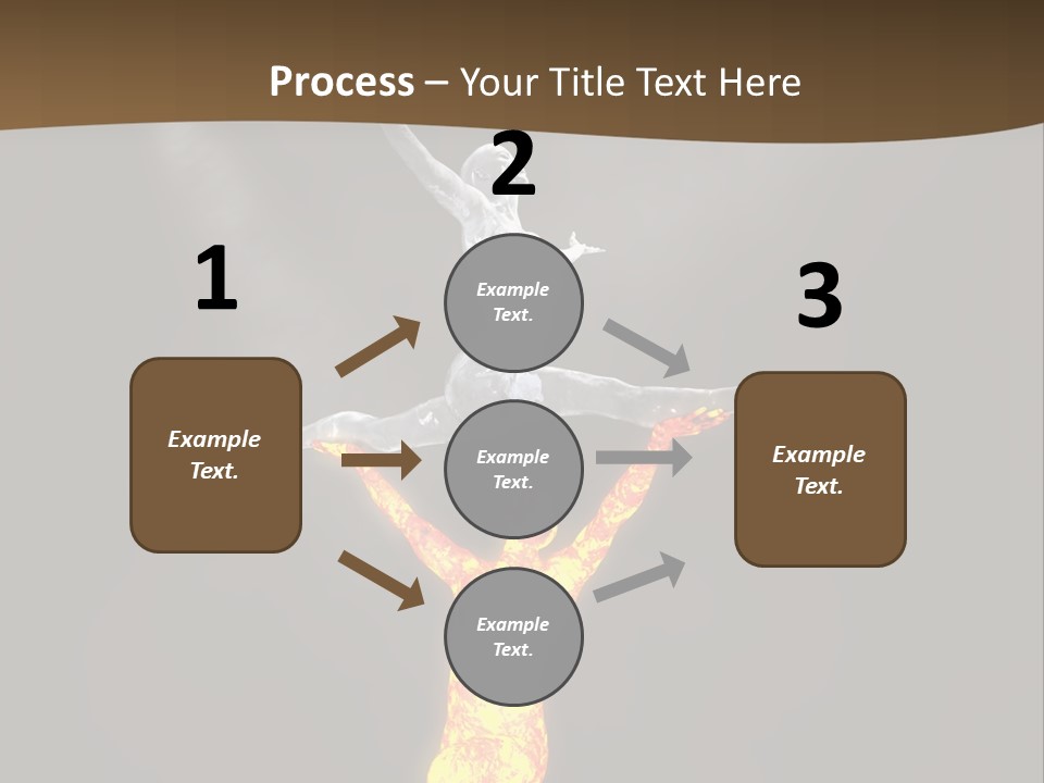 Electricity Cooling Switch PowerPoint Template